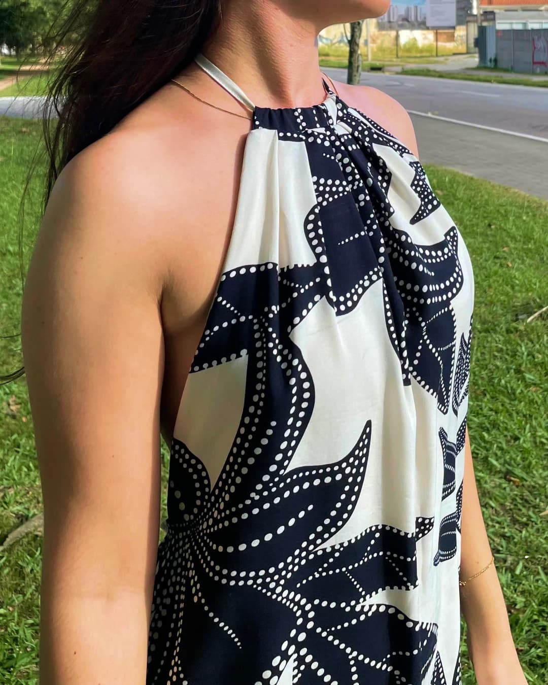 Vestido Frente Única com Babado 3