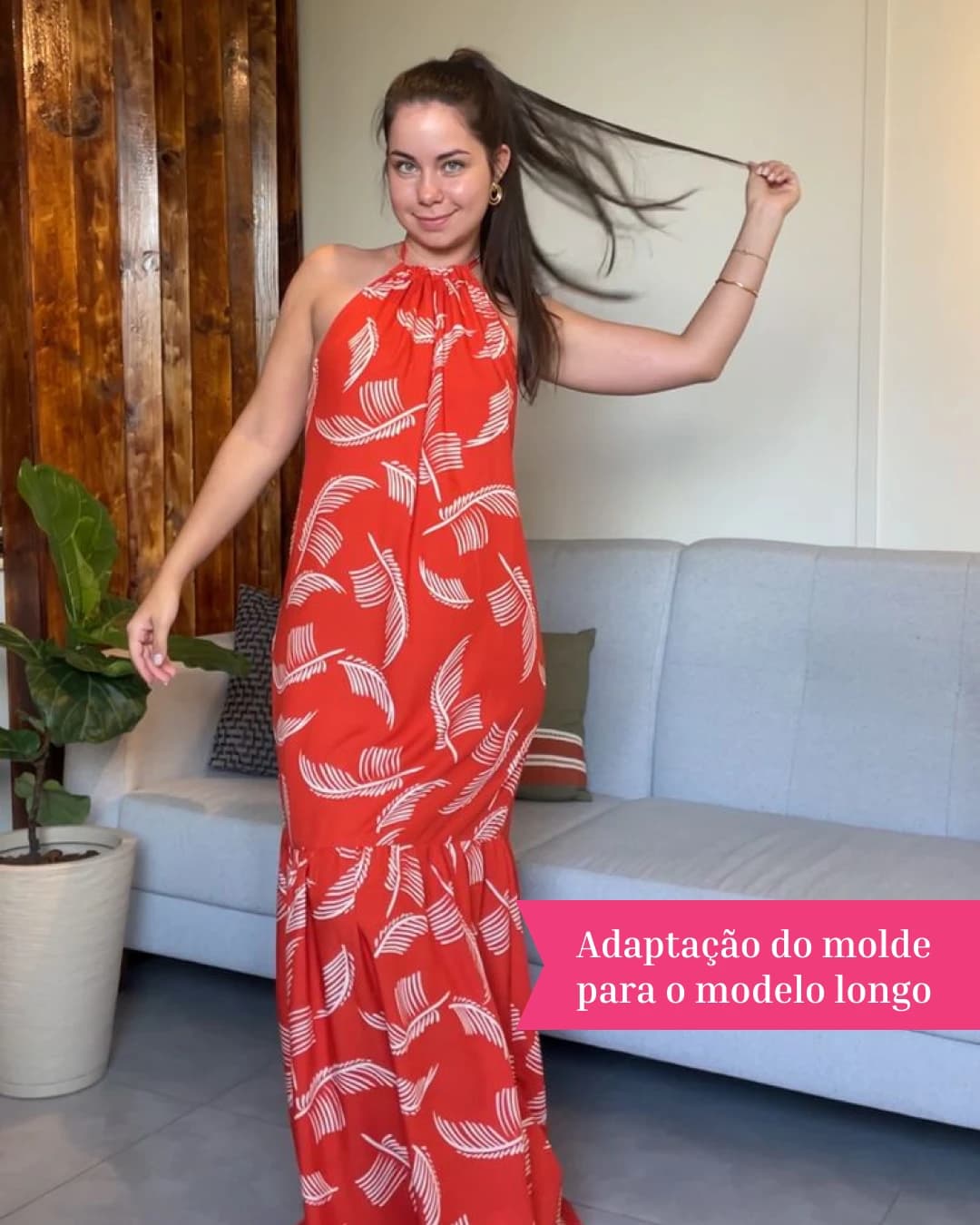 Vestido Frente Única com Babado 4