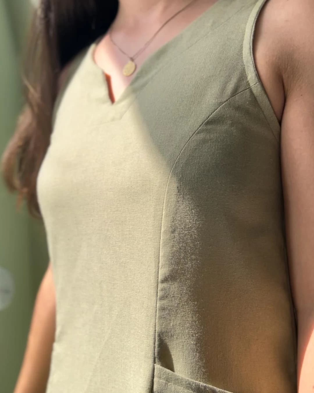 Vestido Longo com Bolsos + Adaptação para Blusa 4